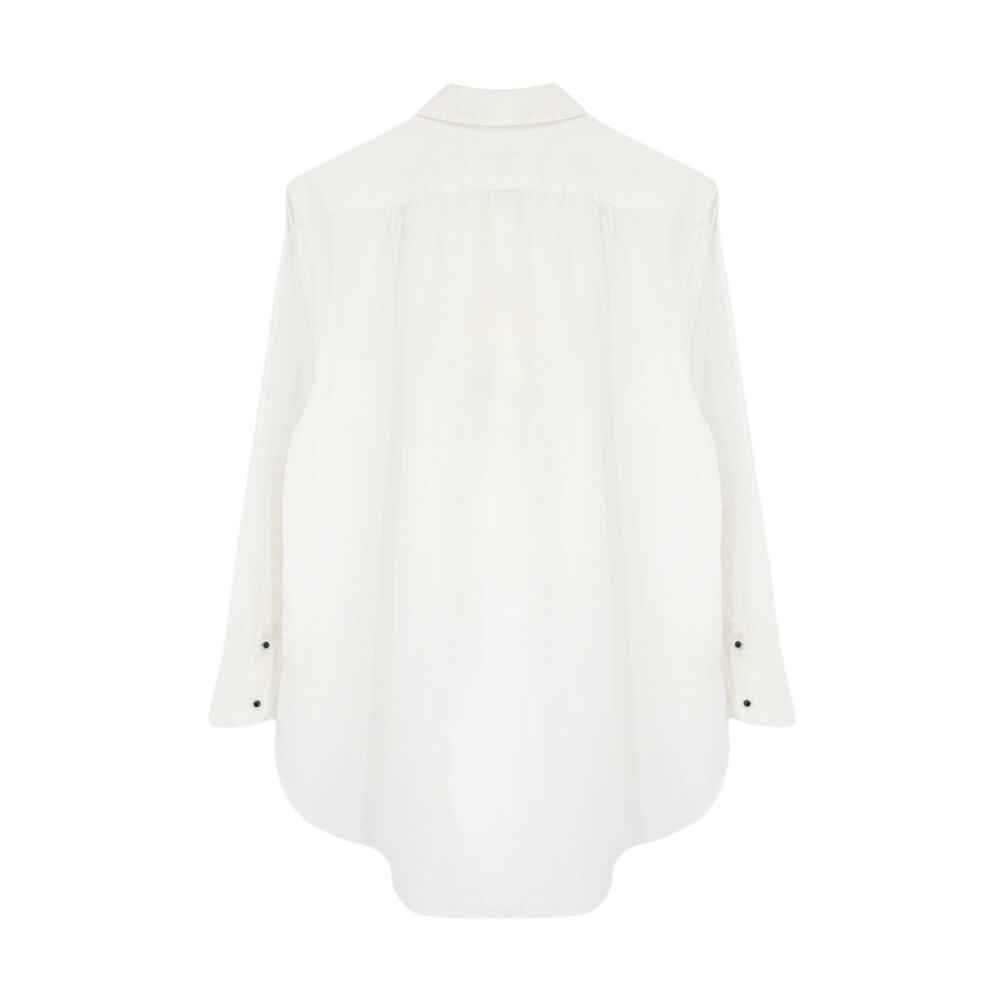 THE GREAT. The Classic Tux Top in White 1|S - Picture 5 of 13